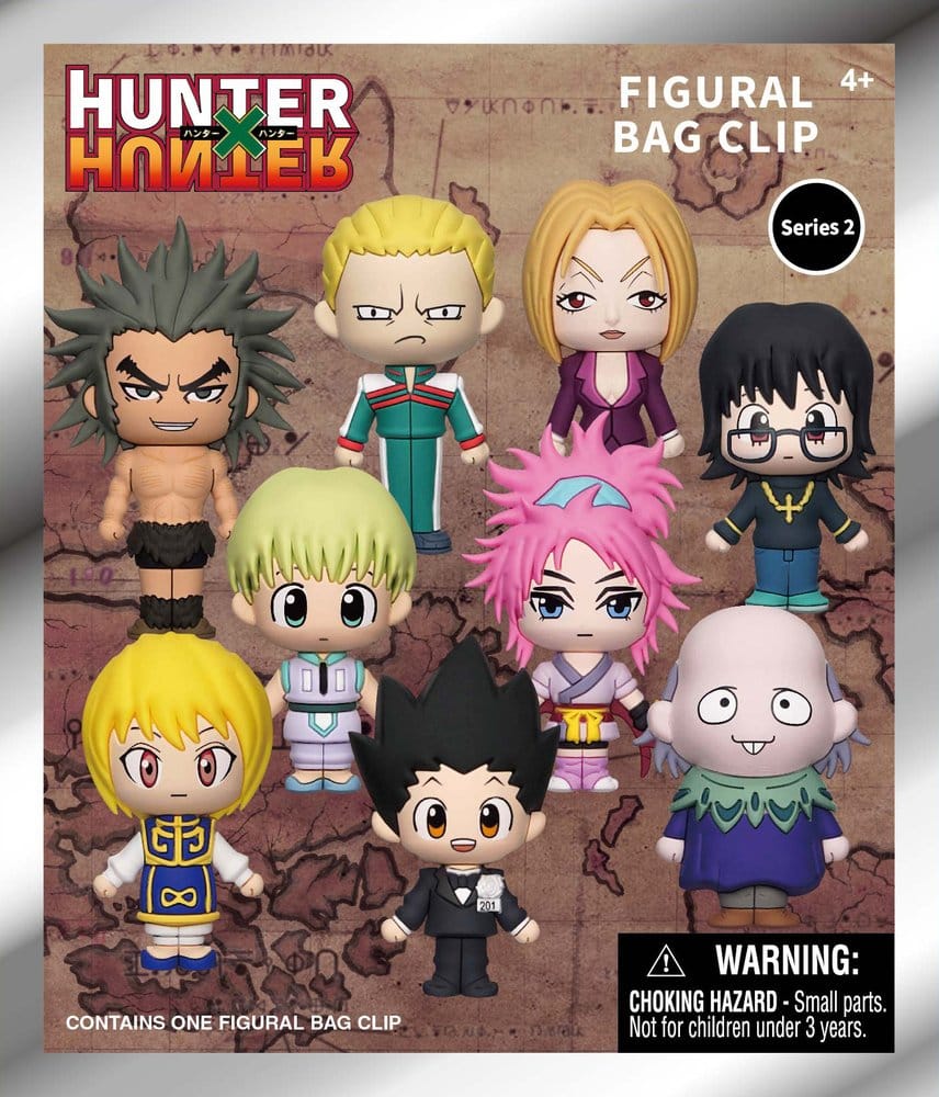 Hunter × Hunter 3D Foam Bag Clips Serie 2 Display (24)
