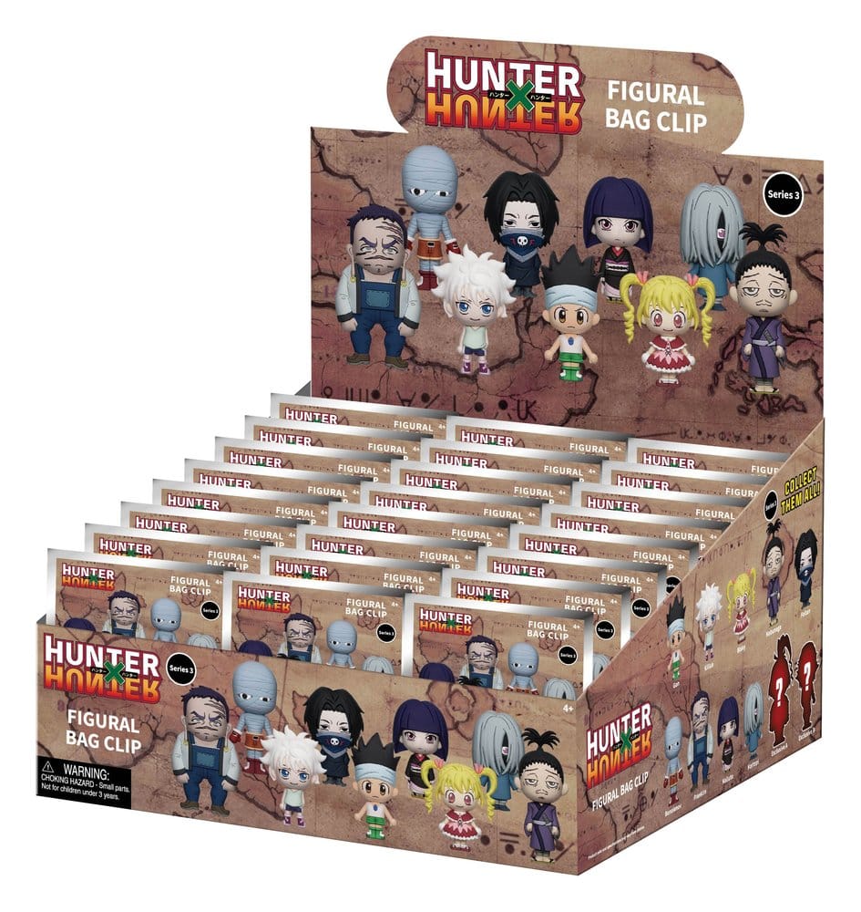 Hunter x Hunter 3D PVC Väsksklämmor Serie 3 Display (24)