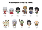 InuYasha 3D Foam Bag Clips Series 2 Display (24) Monogram Int.