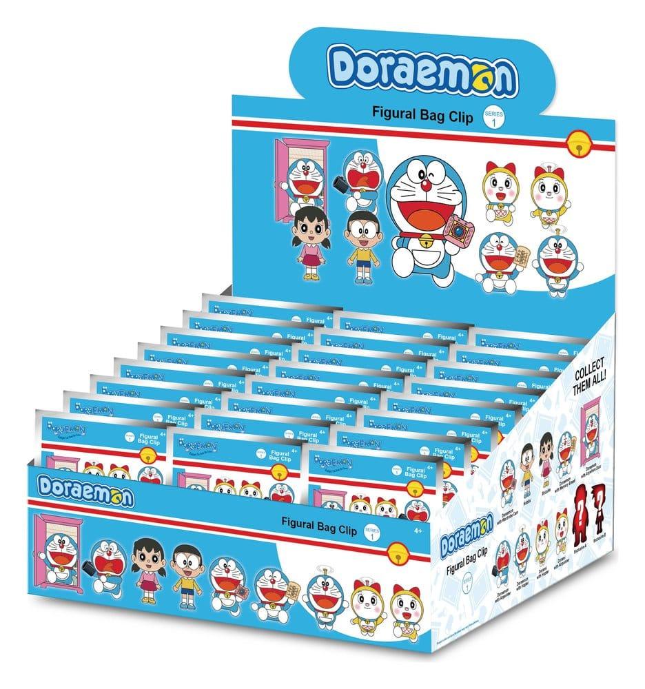 Doraemon 3D Foam Bag Clips Serie 1 Display (24) Monogram Int.