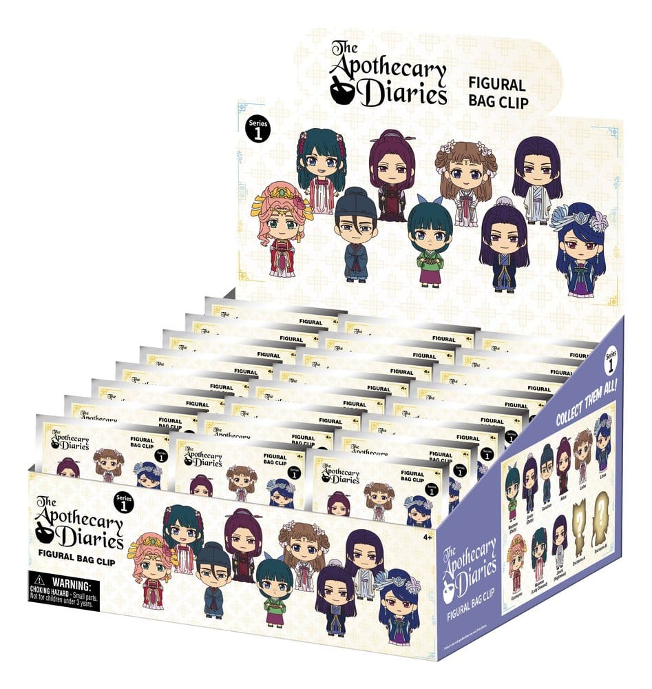Apothecary Diaries 3D PVC Påsklämser Serie 1 Display (24)