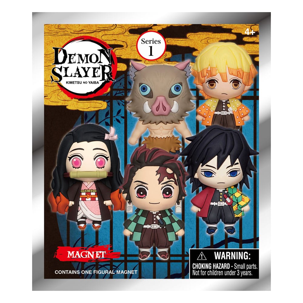 Demon Slayer: Kimetsu no Yaiba 3D Magnets Series 1 - Display (12) Monogram Int.