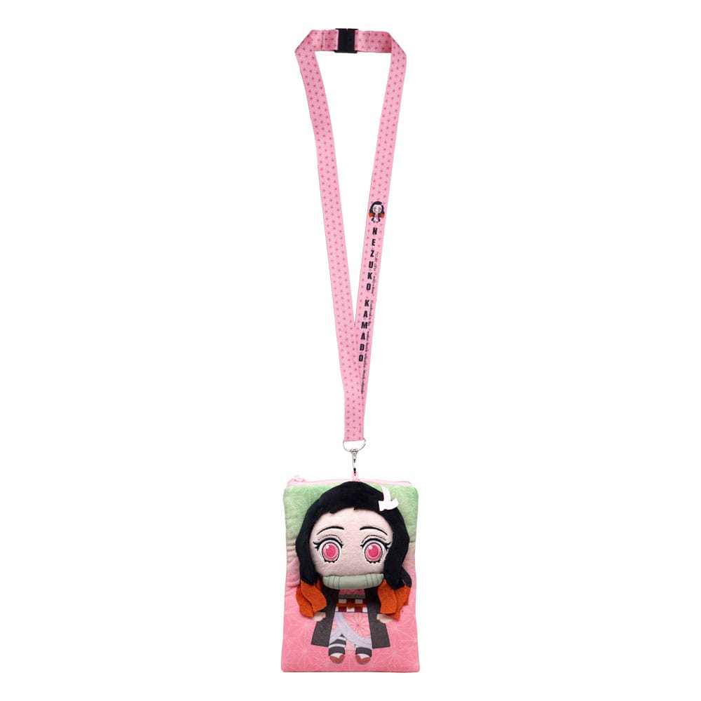 Demon Slayer: Kimetsu no Yaiba Lanyard Nezuko Deluxe med Pouch Kortfodral Monogram Int.