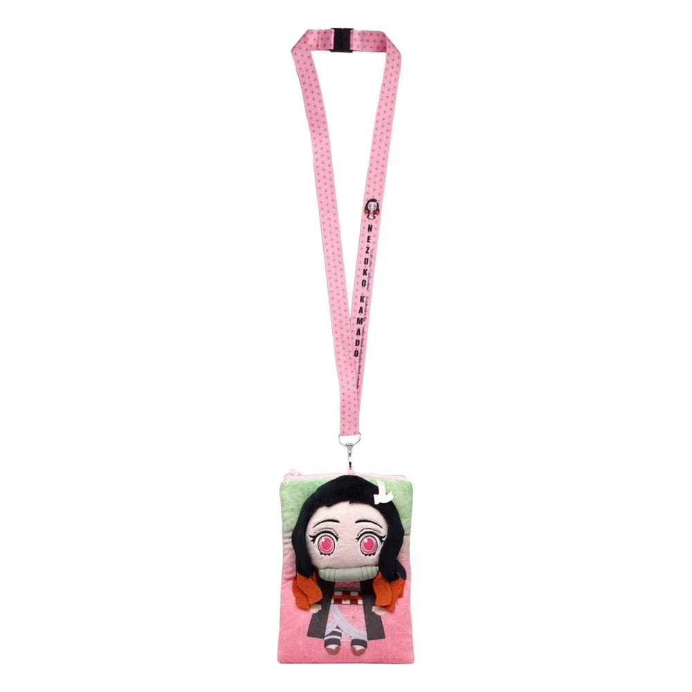 Demon Slayer: Kimetsu no Yaiba Lanyard Nezuko Deluxe med Pouch Kortfodral