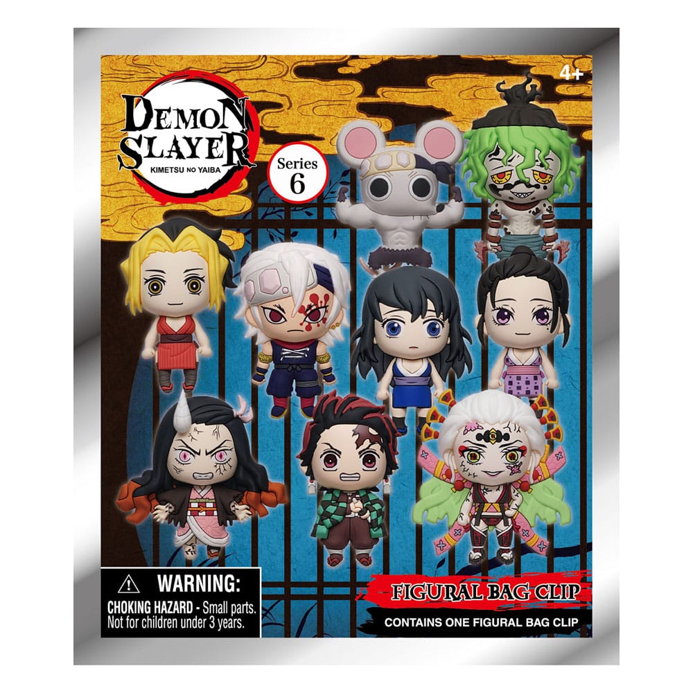 Demon Slayer: Kimetsu no Yaiba 3D PVC Bag Clips Series 6 Monogram Int.