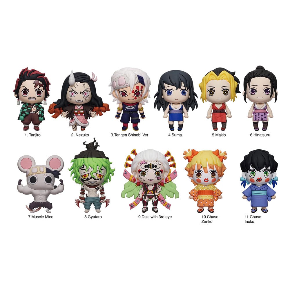 Demon Slayer: Kimetsu no Yaiba 3D PVC Bag Clips Series 6 Monogram Int.