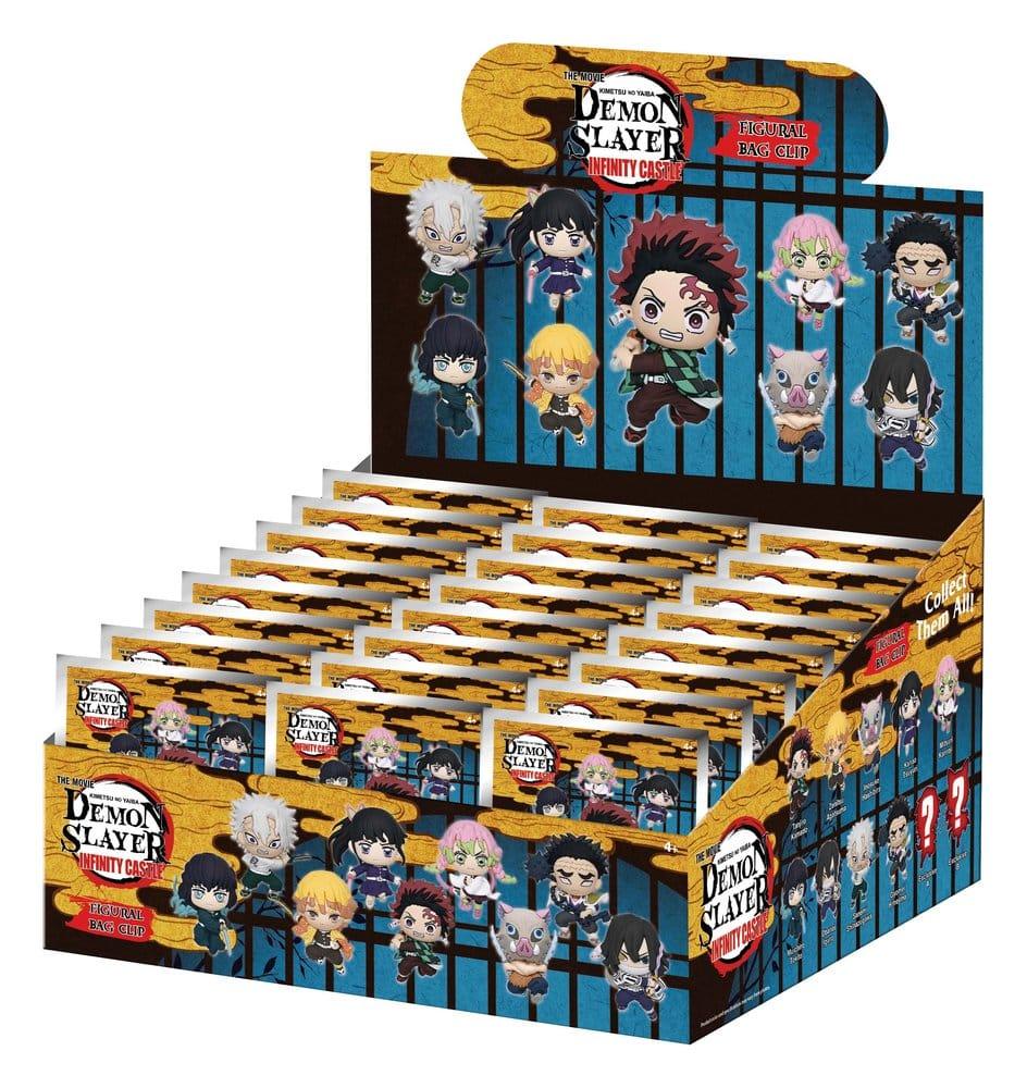 Demon Slayer 3D Foam Bag Clips Infinity Castle Serie 1 Display (24) Monogram Int.