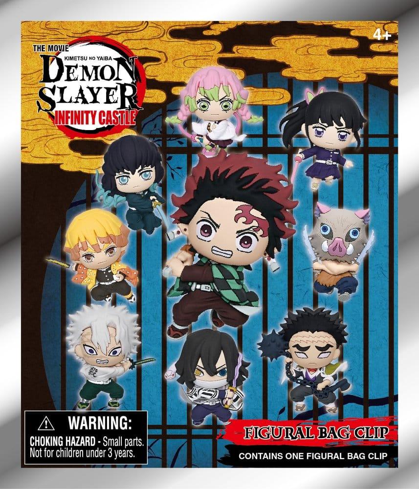 Demon Slayer 3D Foam Bag Clips Infinity Castle Serie 1 Display (24) Monogram Int.