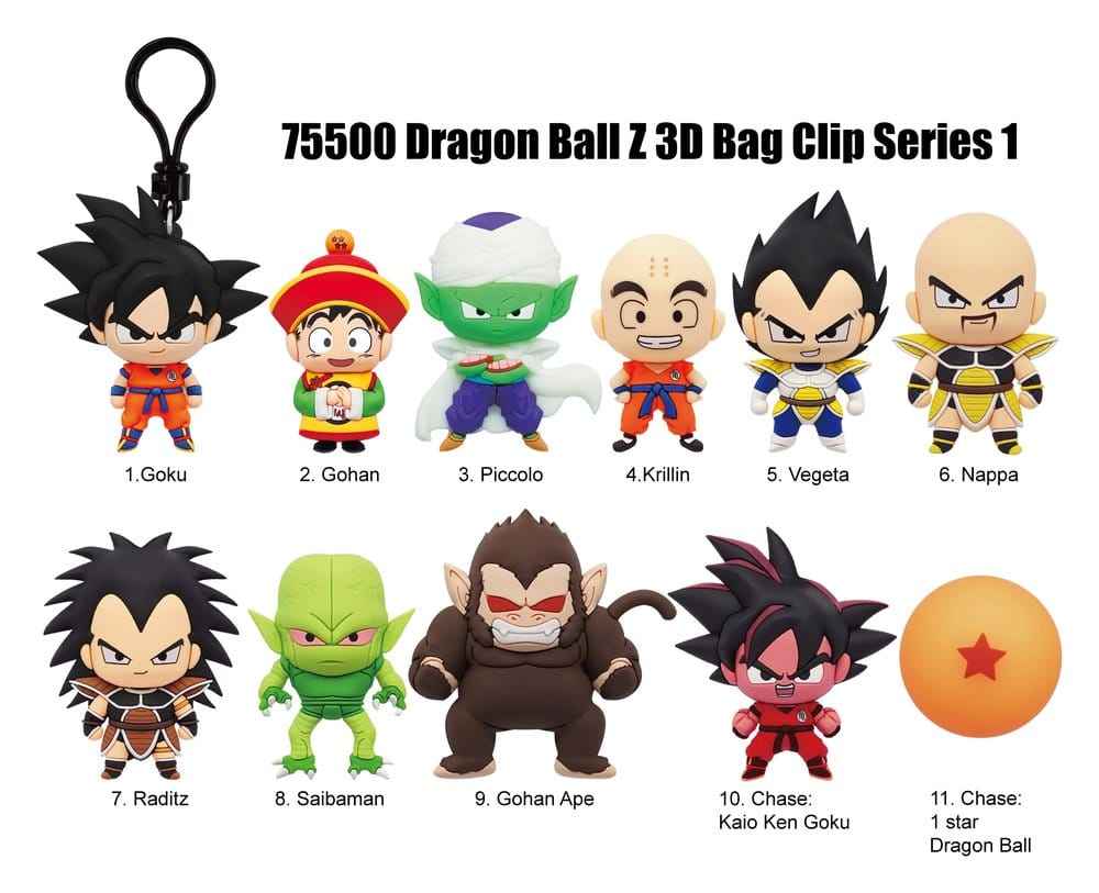 Dragon Ball Z 3D Skum Påsklämmor Serie 1 Display (24)