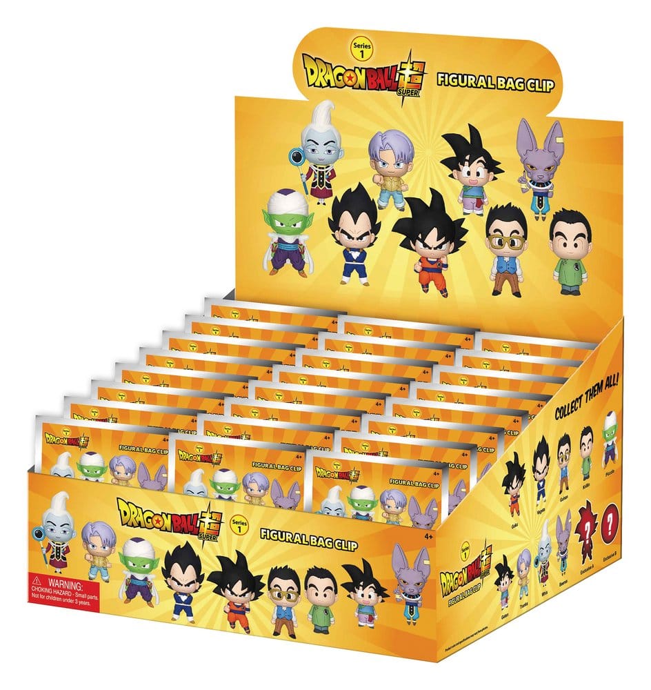Dragon Ball Super 3D PVC Påsklämma Serie 1 Display (24)