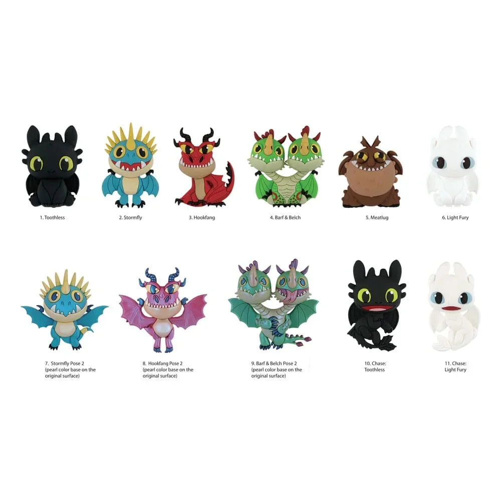 Draktränaren 3D PVC Bag Clips Serie 1 Display (24) Monogram Int.