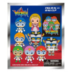 Voltron 3D PVC Bag Clips 40-årsjubileum Display (24) Monogram Int.