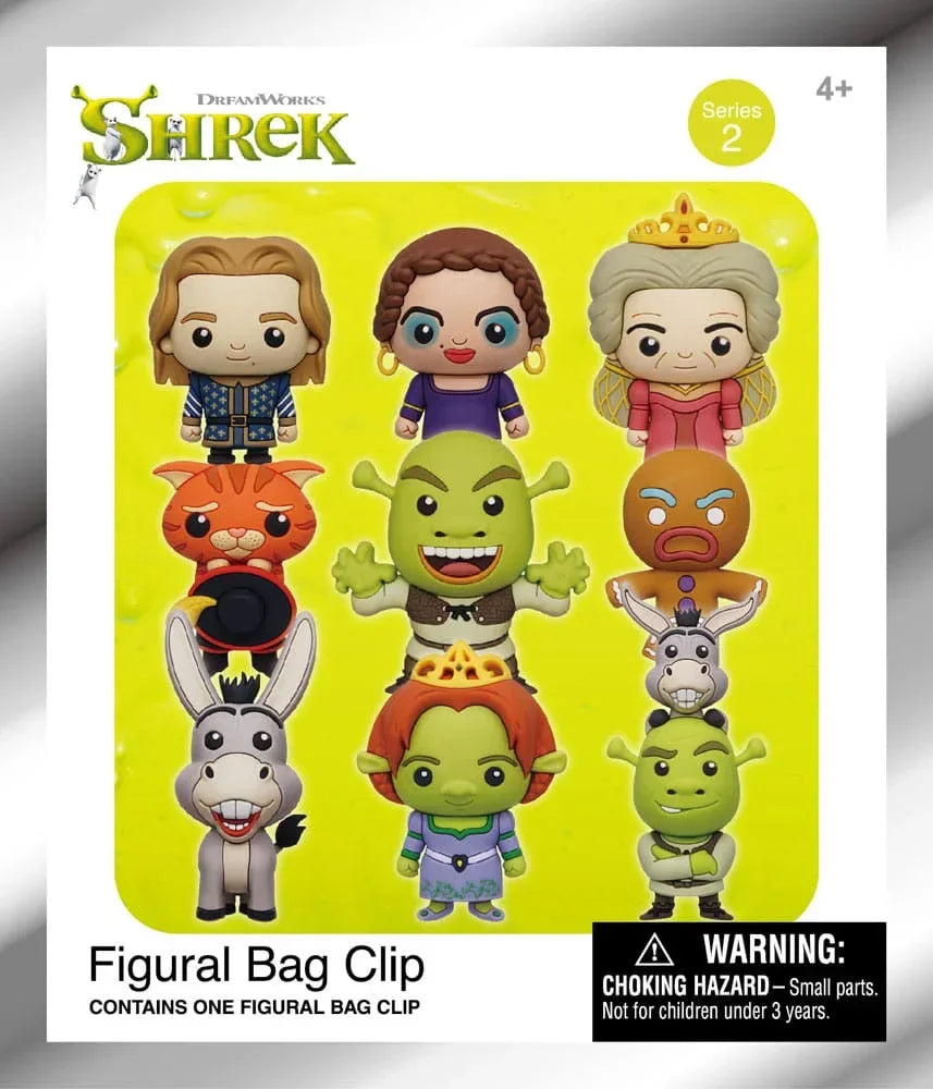 Shrek PVC Bag Clips Series 2 Display (24) Monogram Int.