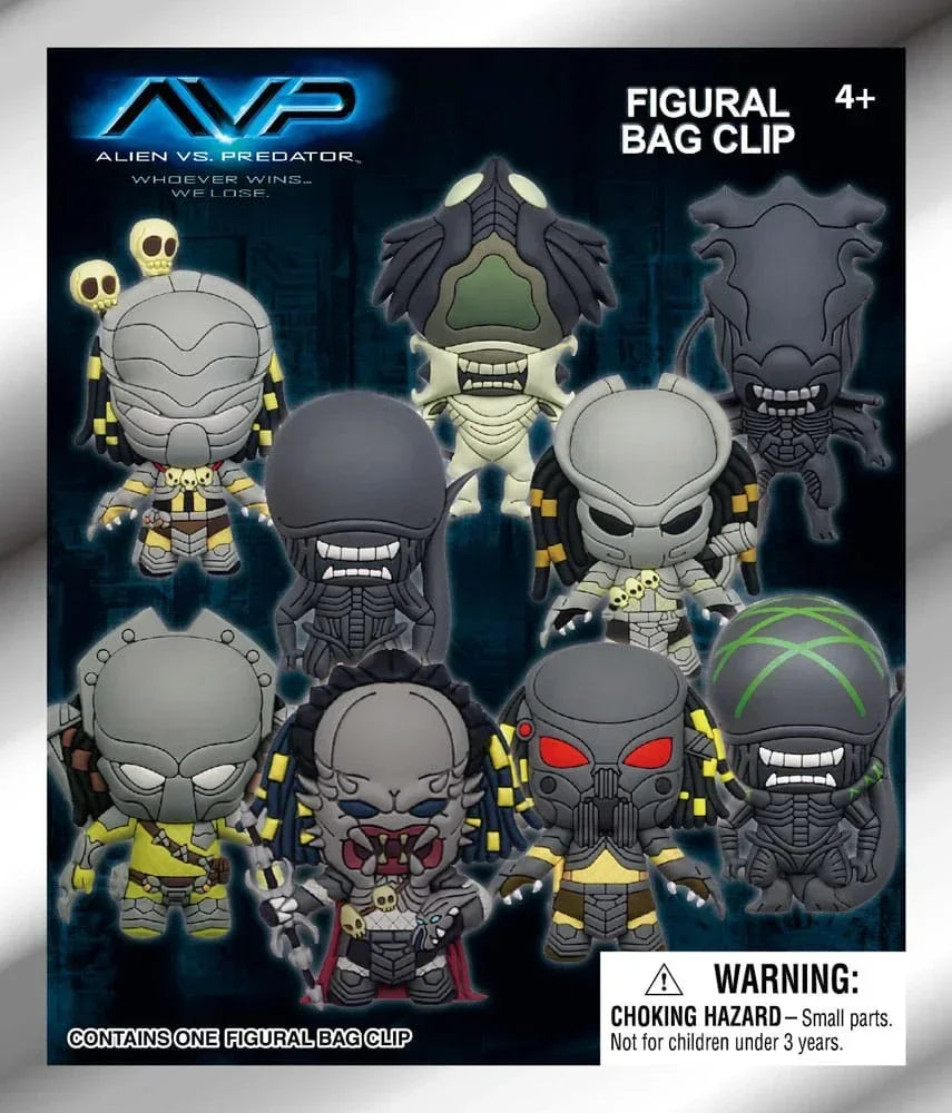 Alien vs. Predator 3D PVC Bag Clips Display (24) Monogram Int.