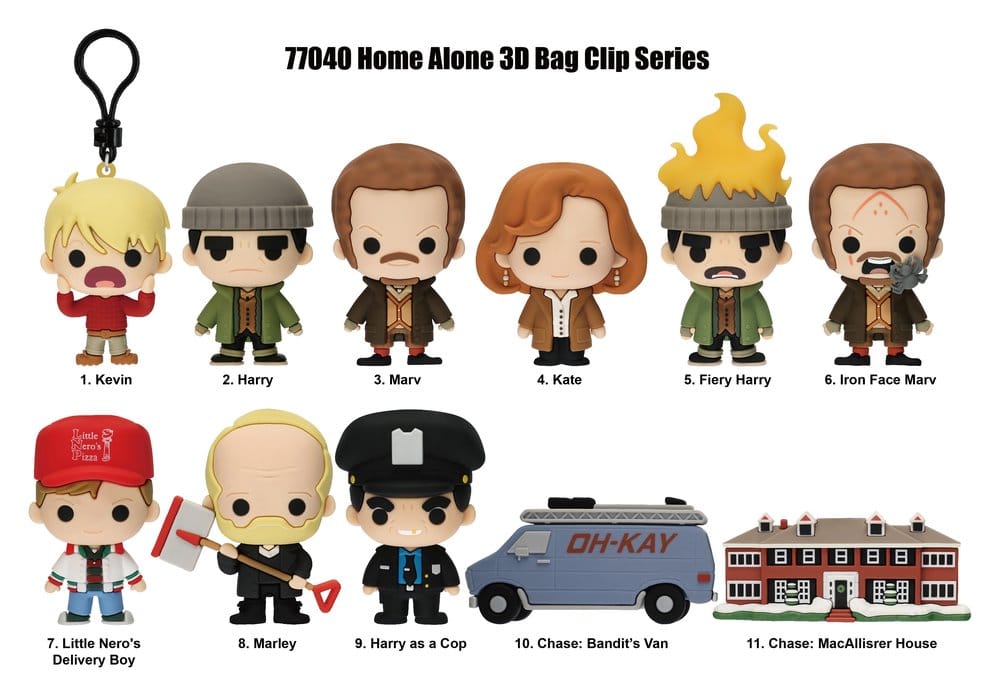Home Alone 3D PVC Bag Clips Series 1 Blind Bag Display (24)