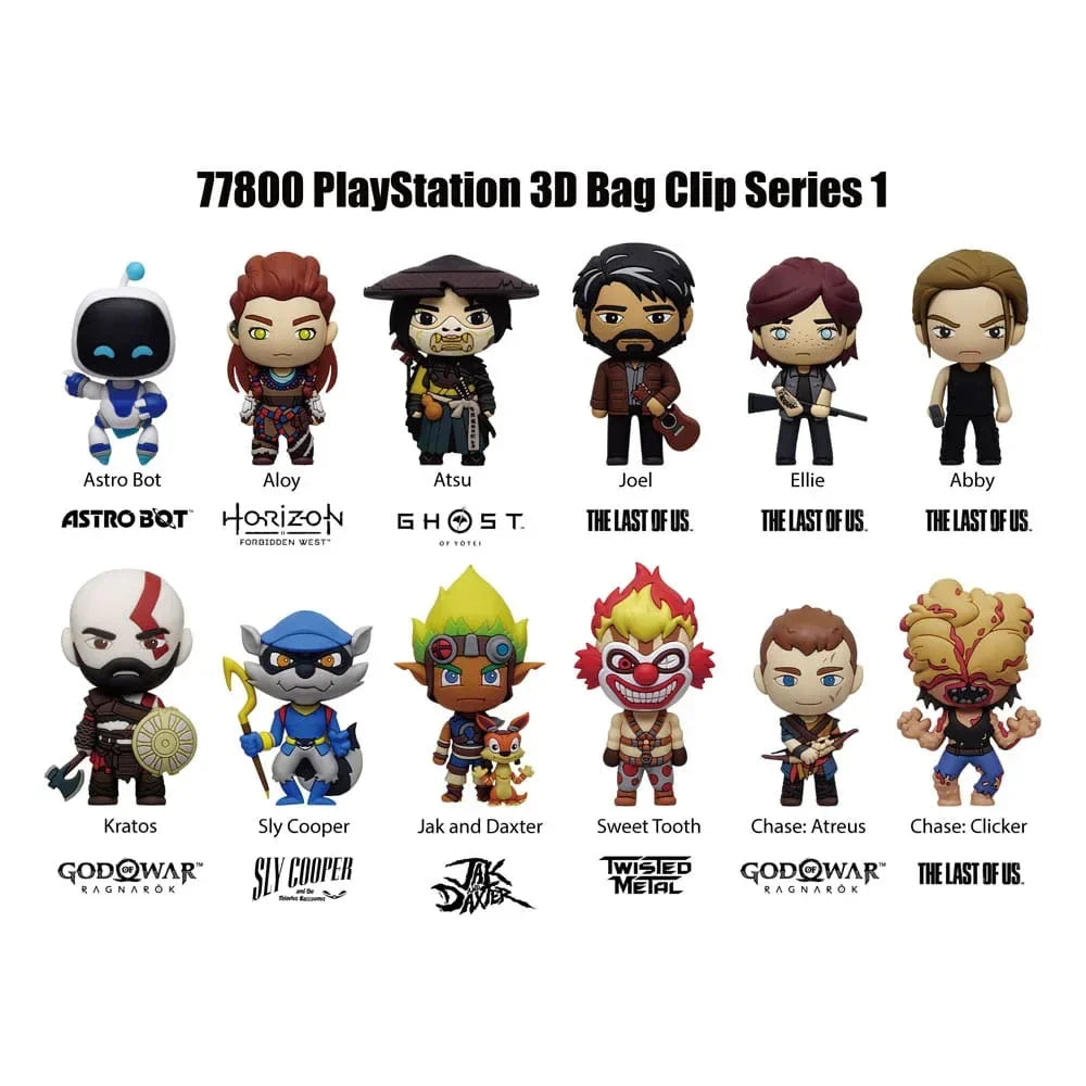 Playstation 3D Foam Bag Clips Series 1 Display Monogram Int.