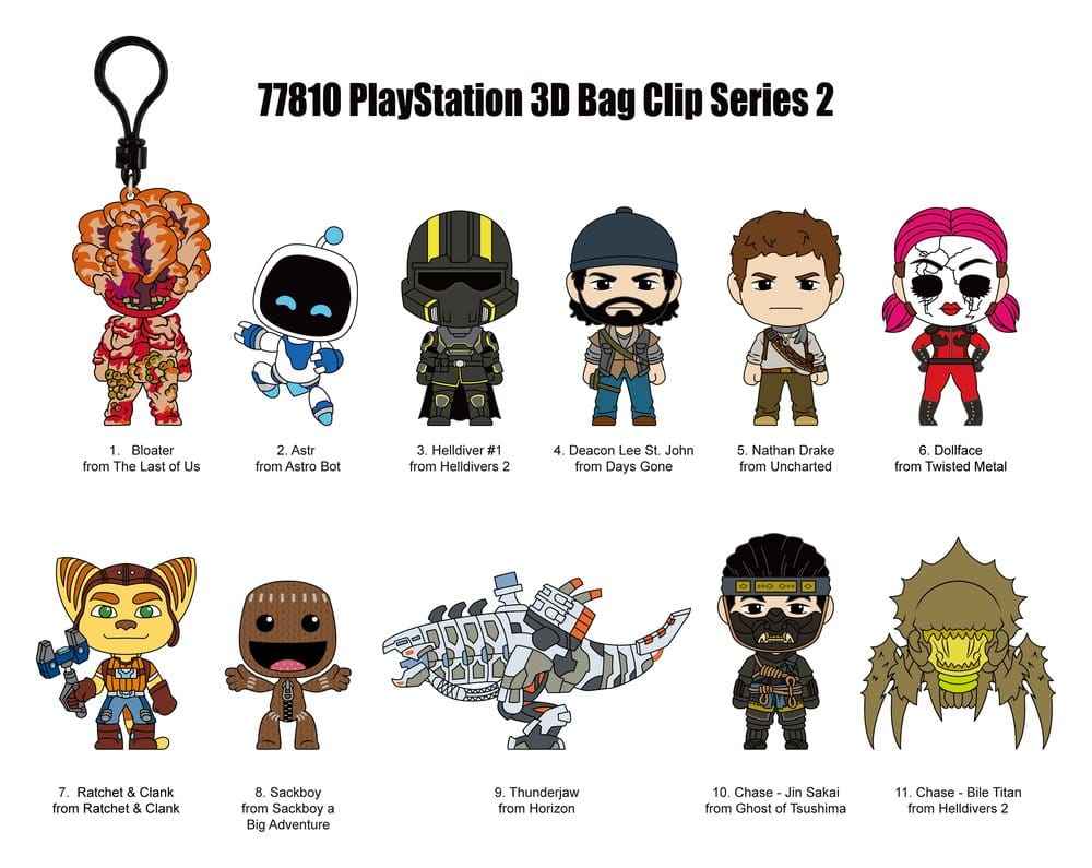 Sony PlayStation 3D Skumgås Klämmor Serie 2 Display (24 stycken)