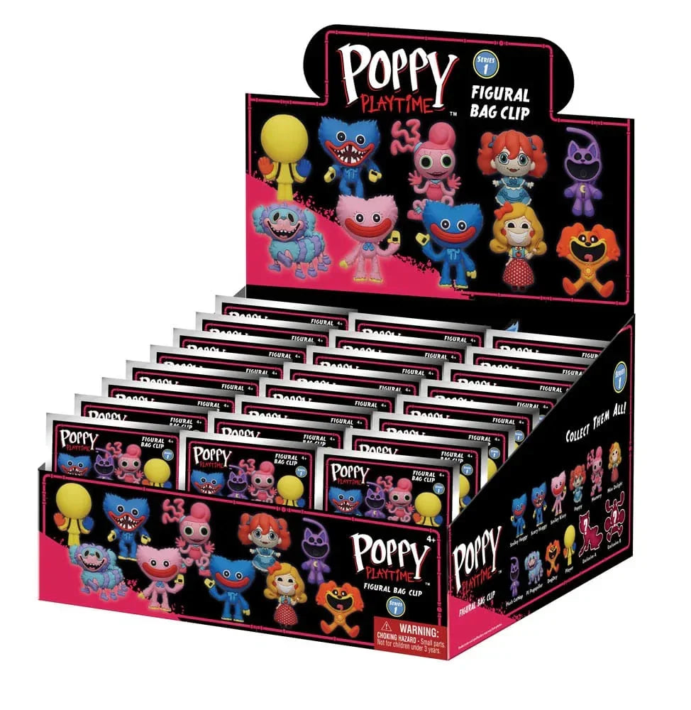 Poppy Playtime PVC Bag Clips Serie 1 Utställning (24) Monogram Int.