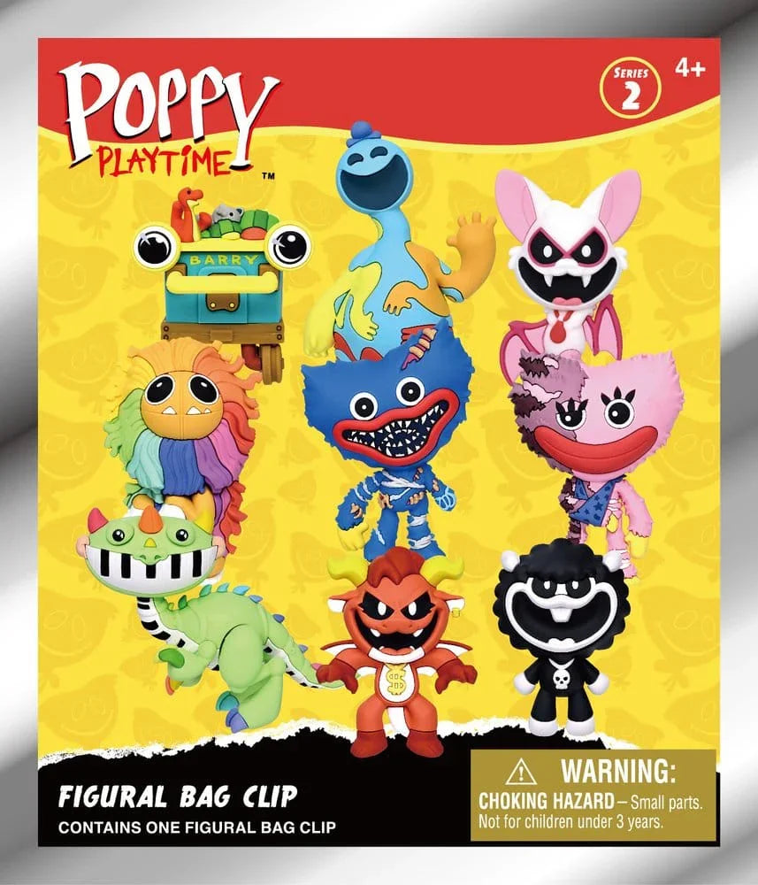 Poppy Playtime 3D Foam Bag Clips Serie 2 Display (24) Monogram Int.