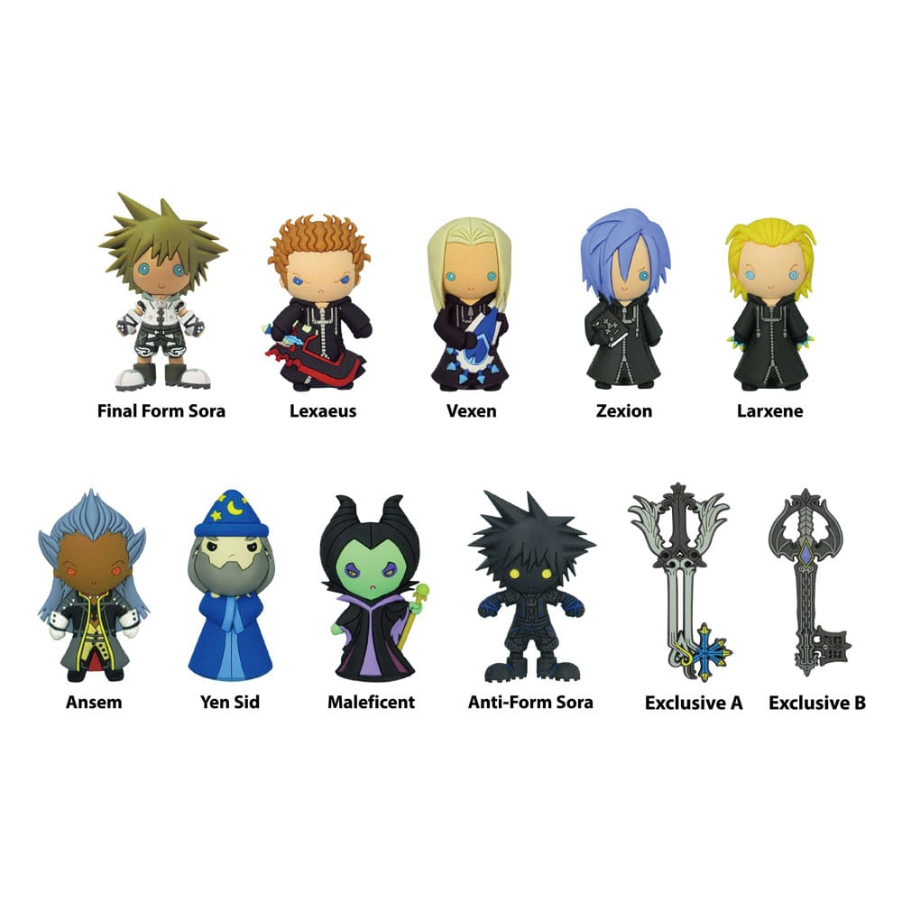 Kingdom Hearts PVC Bag Clips Series 2 Display (24) Monogram Int.