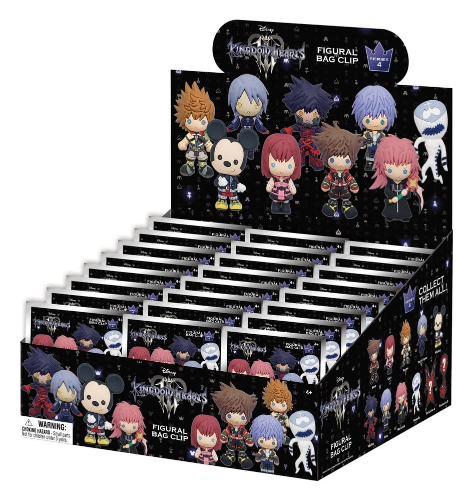 Kingdom Hearts 3D PVC Påsklämser Serie 4 Display (24)