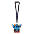 Lilo & Stitch Lanyard Stitch Skeleton med Kortficka Monogram Int.