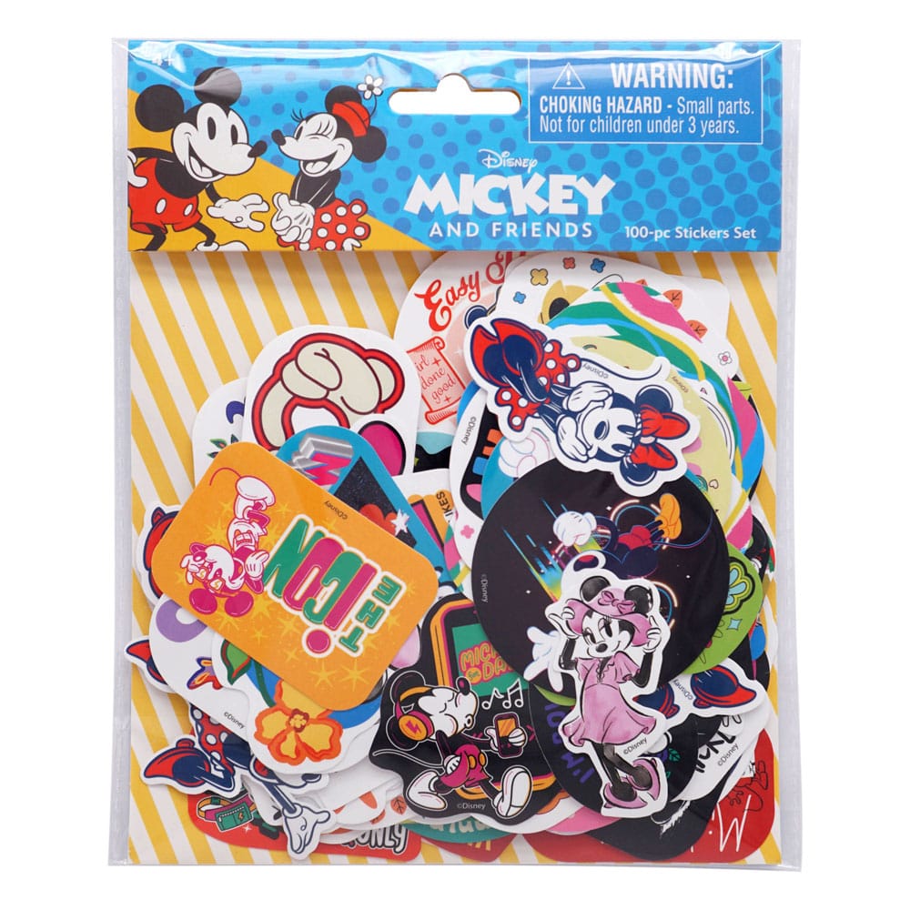 Disney Klistermärkes Set 100-Pack Mickey & Minnie Monogram Int.