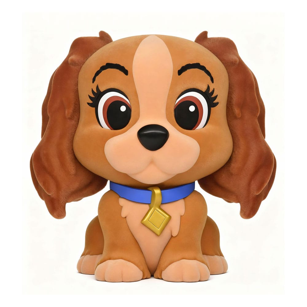 Lady and the Tramp Figural Bank Lady (med special Flocking) 20 cm Monogram Int.