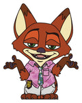 Zootopia Figurbank Nick Wilde – Officiellt Licensierad PVC Spara Gris