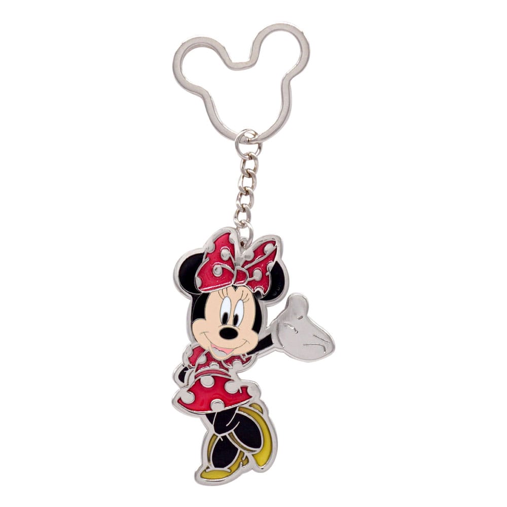 Disney Metal Nyckelring Minnie - Officiell Nyckelring i Metall Monogram Int.