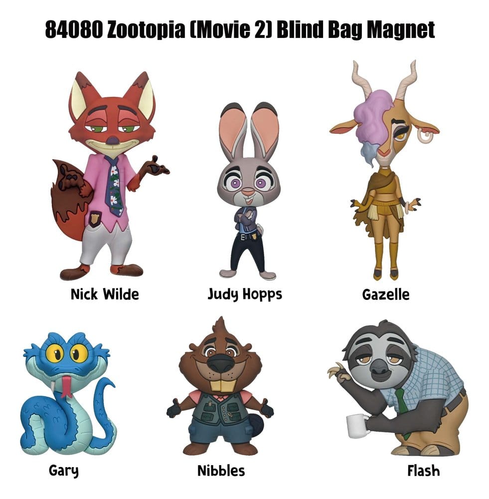 Zootopia 2 Magneter blindpaket Serie 1 Display (12)