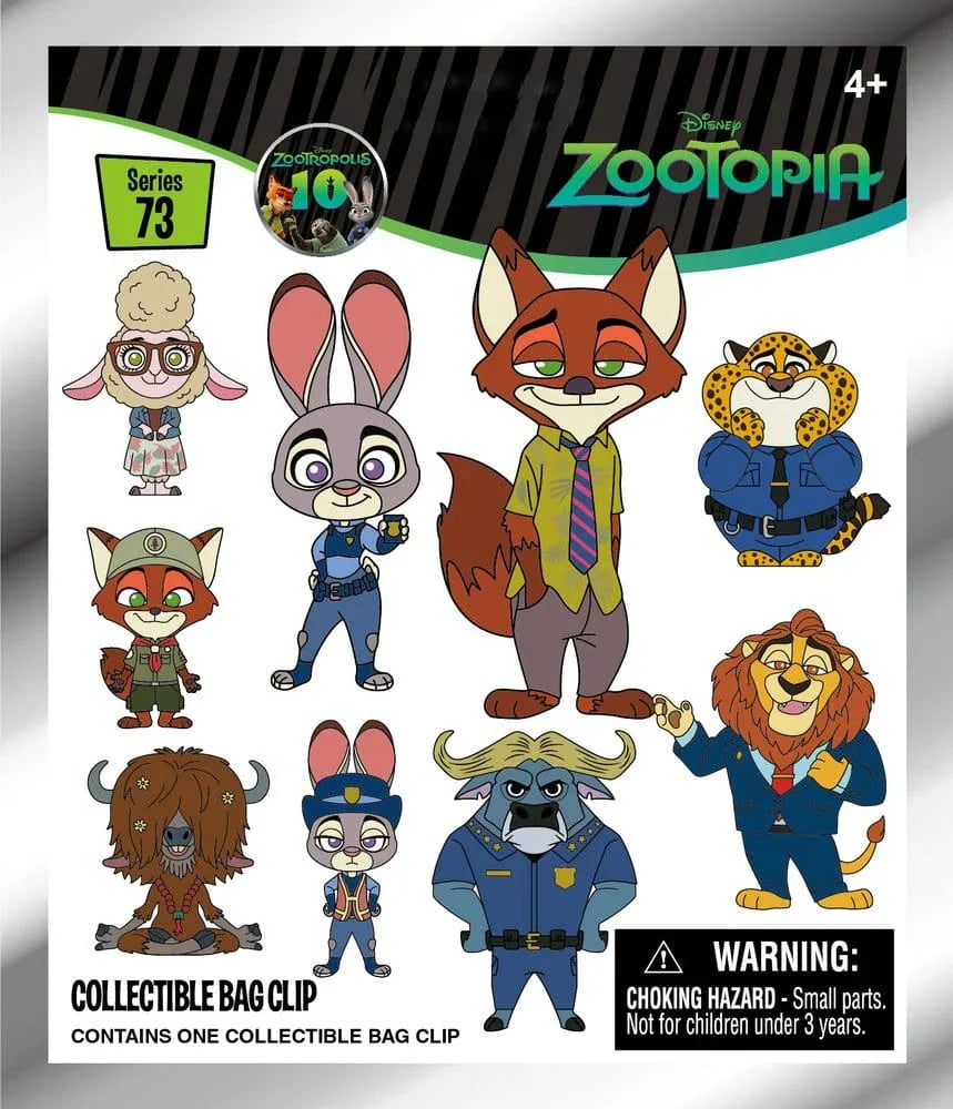 Zootopia 3D Skumväska Clips Serie 73 Display (24) Monogram Int.