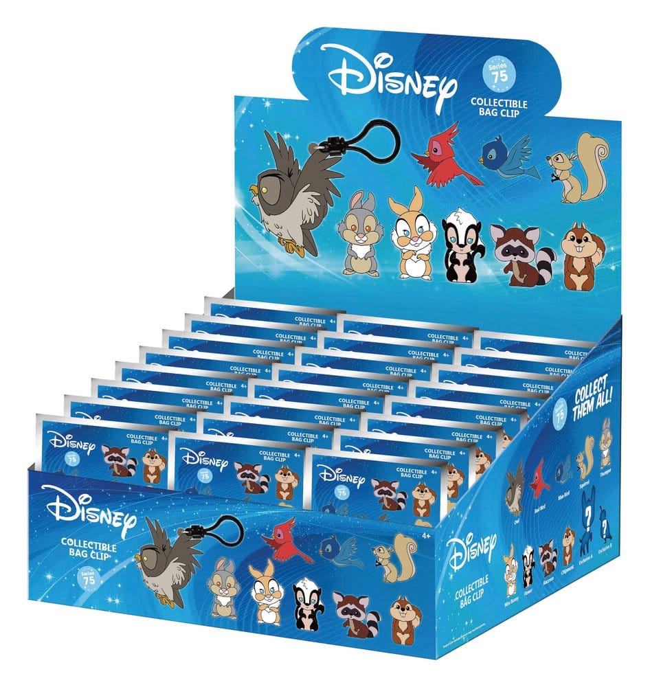 Disney 3D Foam Bag Clips Forest Characters Series 76 Display (24)