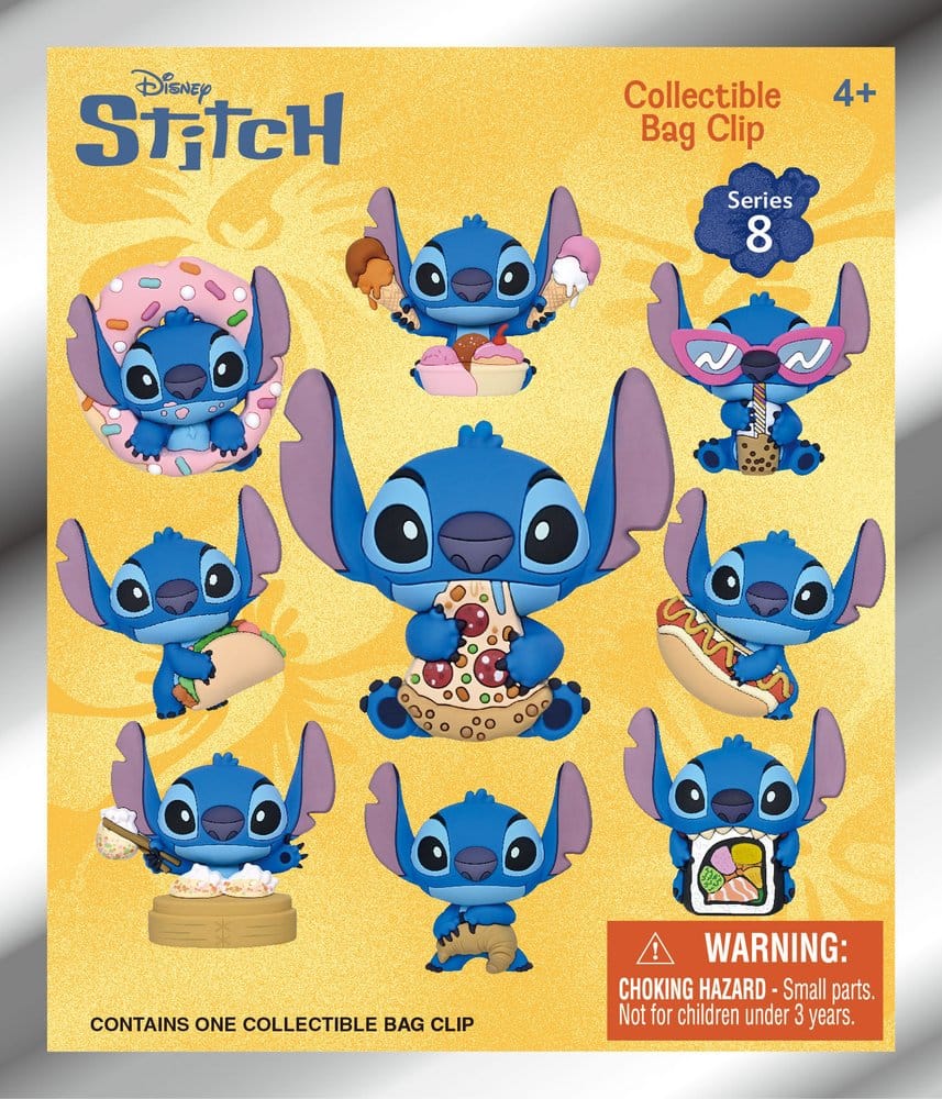 Lilo & Stitch 3D Foam Bag Clip Series 8 Display (24)