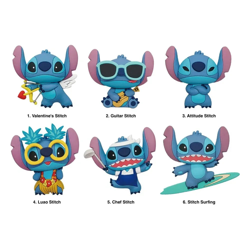 Lilo & Stitch 3D Magnets Series 2 Display (12) Monogram Int.