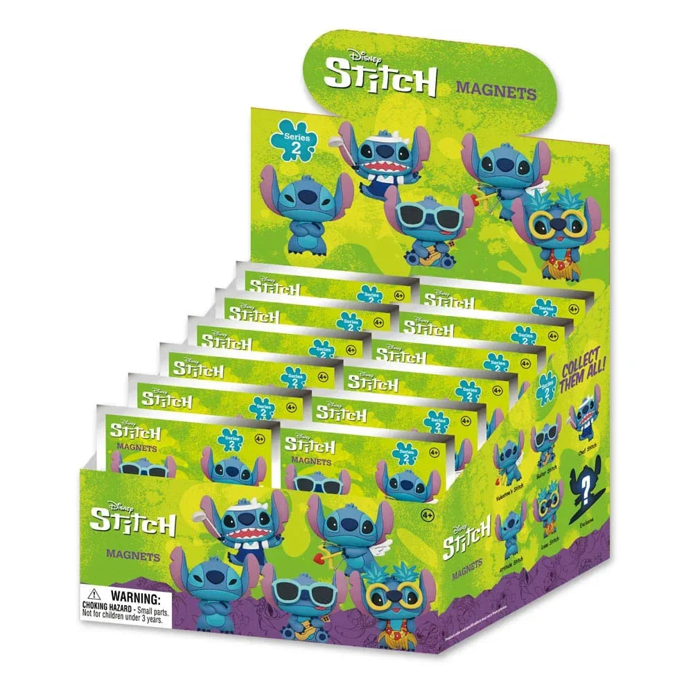 Lilo & Stitch 3D Magnets Series 2 Display (12) Monogram Int.