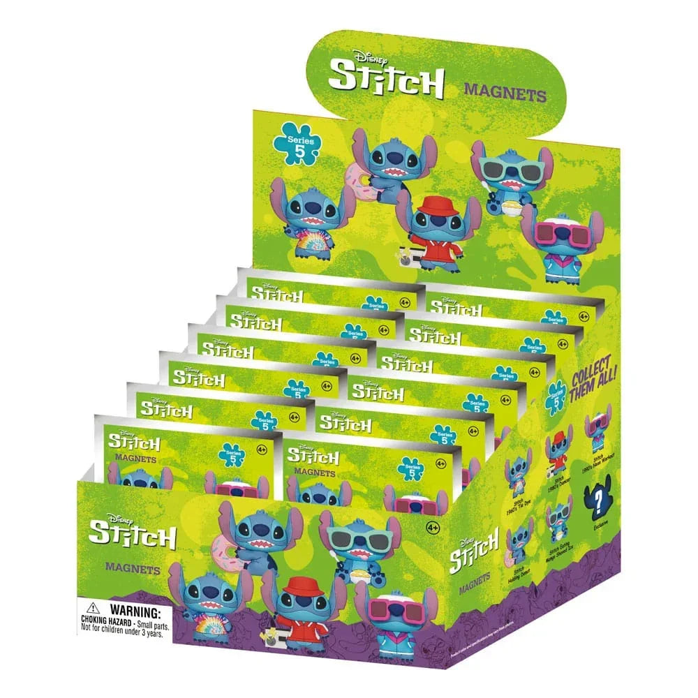 Lilo & Stitch 3D Magnets Stitch Series 5 Blind Pack Display (12) Monogram Int.