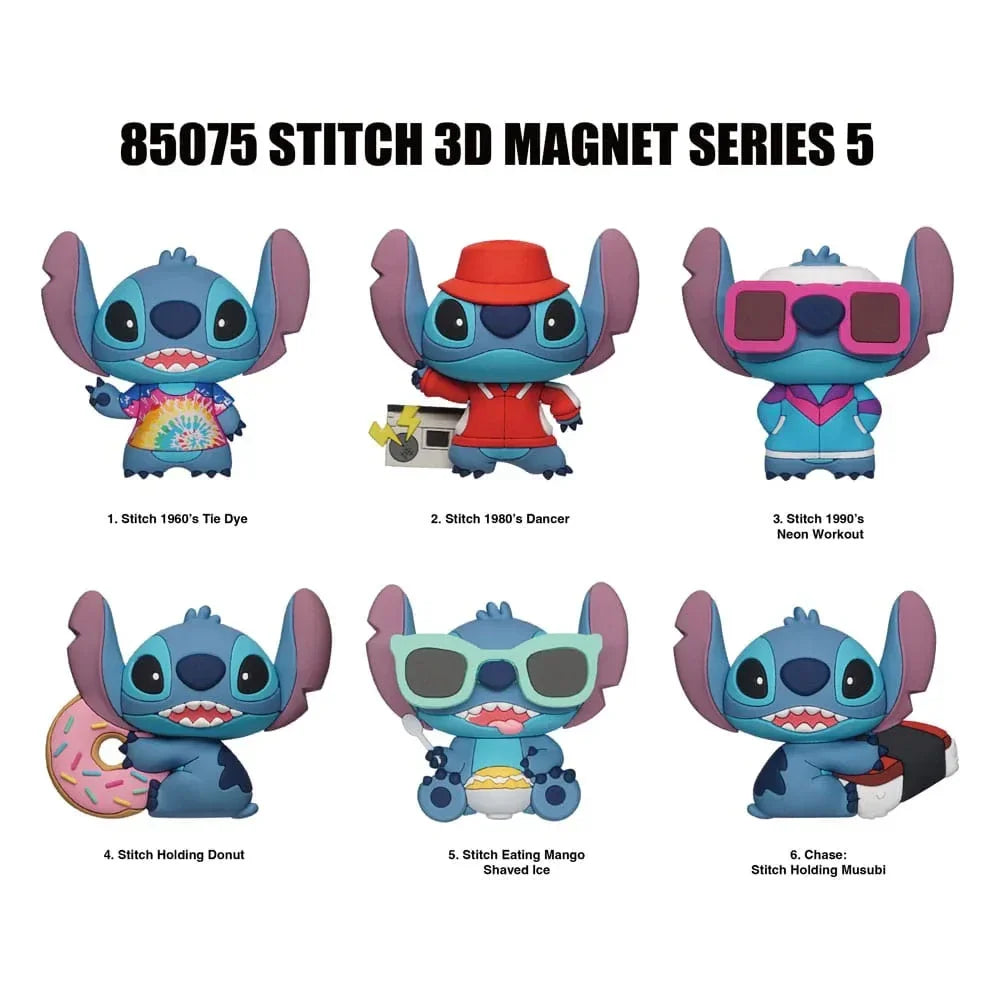 Lilo & Stitch 3D Magnets Stitch Series 5 Blind Pack Display (12) Monogram Int.