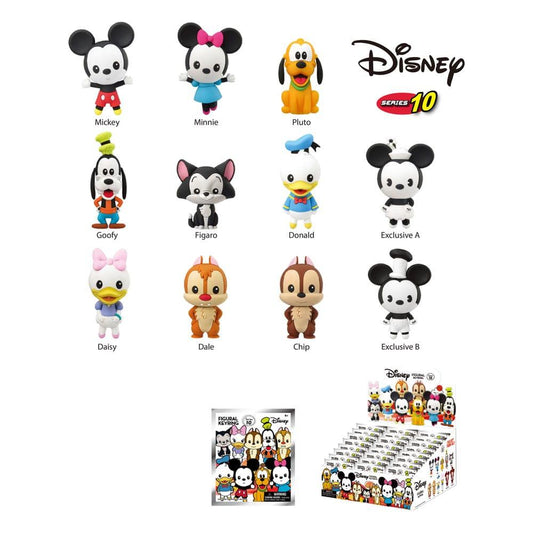 Disney PVC Bag Clips Mickey & Friends Series 10 Display (24)