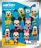 Mickey & Friends 3D PVC Bag Clips – Matserien 43 Display (24) Monogram Int.