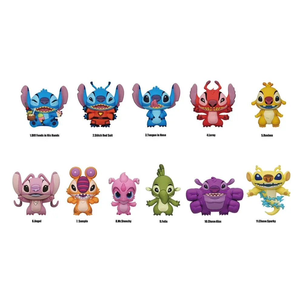 Lilo & Stitch PVC Bag Clips Series 5 Display (24)