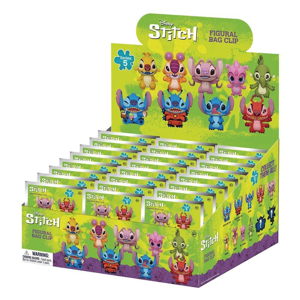 Lilo & Stitch PVC Bag Clips Serie 5 Display (24) Monogram Int.