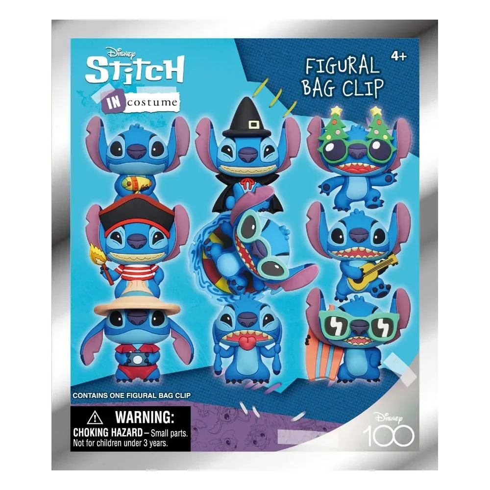Lilo & Stitch 3D Foam Bag Clips Kostymer Series 3 Display (24) Monogram Int.