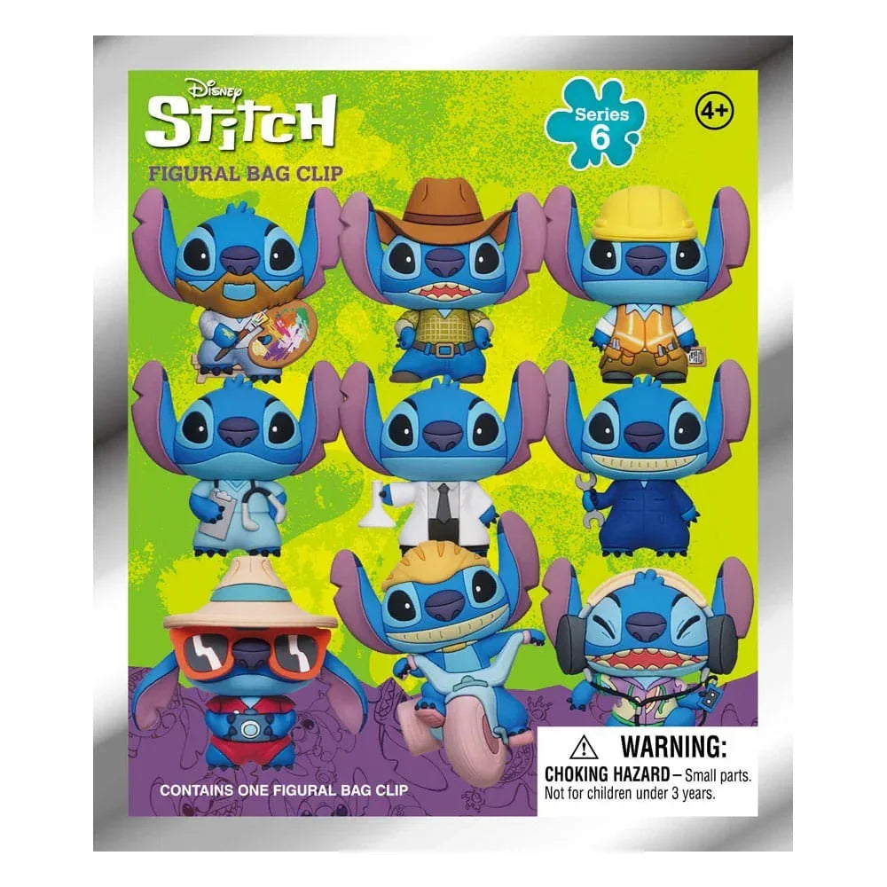 Lilo & Stitch 3D PVC Bag Clips Serie 6 Display (24) Monogram Int.
