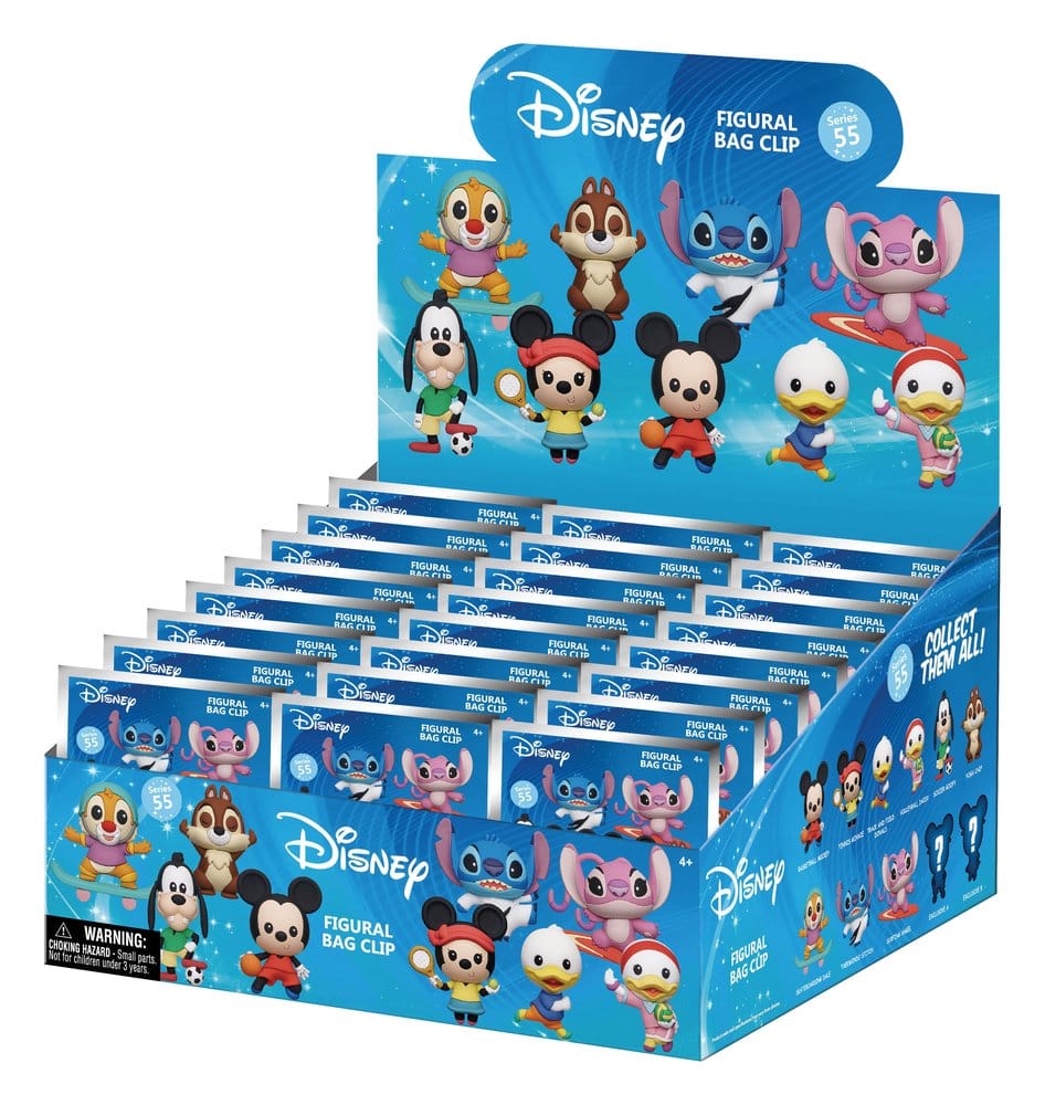 Disney Sports 3D PVC Påsklämma Serie 55 Blindpåse Display (24)