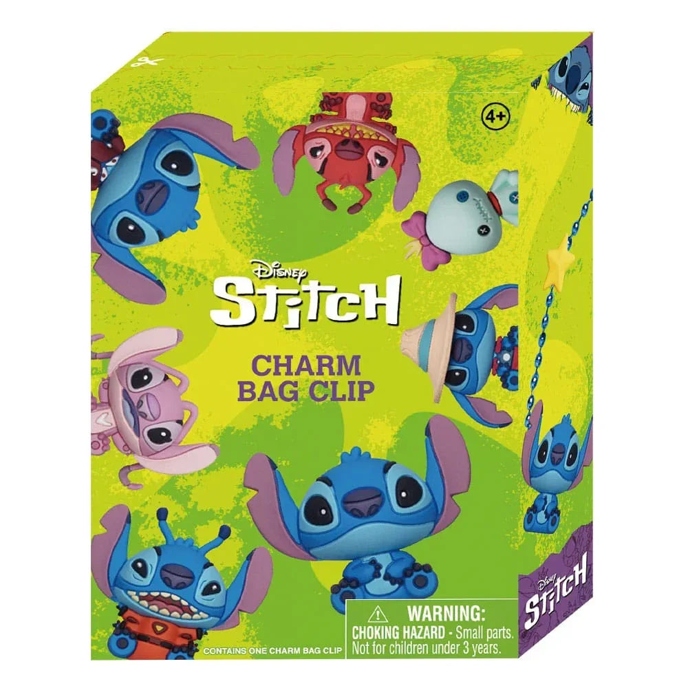Lilo & Stitch 3D PVC Bag Clips - Stitch Charm Display (24-pack) Monogram Int.