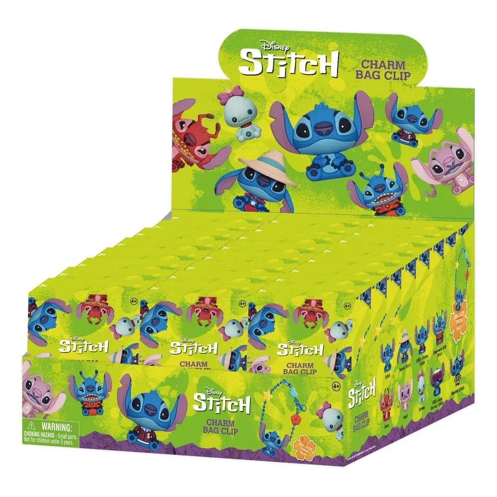 Lilo & Stitch 3D PVC Bag Clips - Stitch Charm Display (24-pack) Monogram Int.