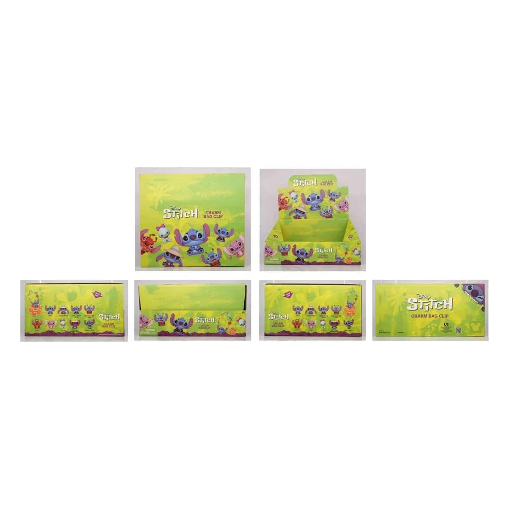 Lilo & Stitch 3D PVC Bag Clips - Stitch Charm Display (24-pack) Monogram Int.