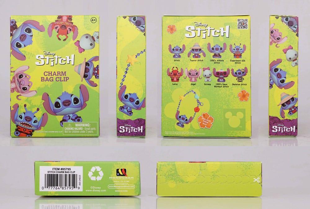 Lilo & Stitch 3D PVC Bag Clips - Stitch Charm Display (24-pack) Monogram Int.
