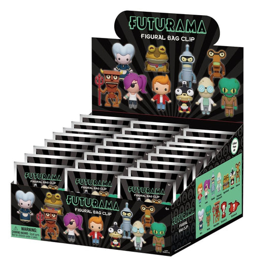 Futurama 3D Skum Påseklämmar Serie 1 Display (24)